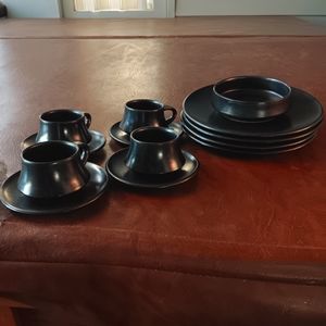 Shungyo Stone Ware Japan dish set